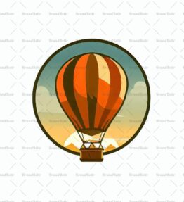 Reisender Heißluftballon
